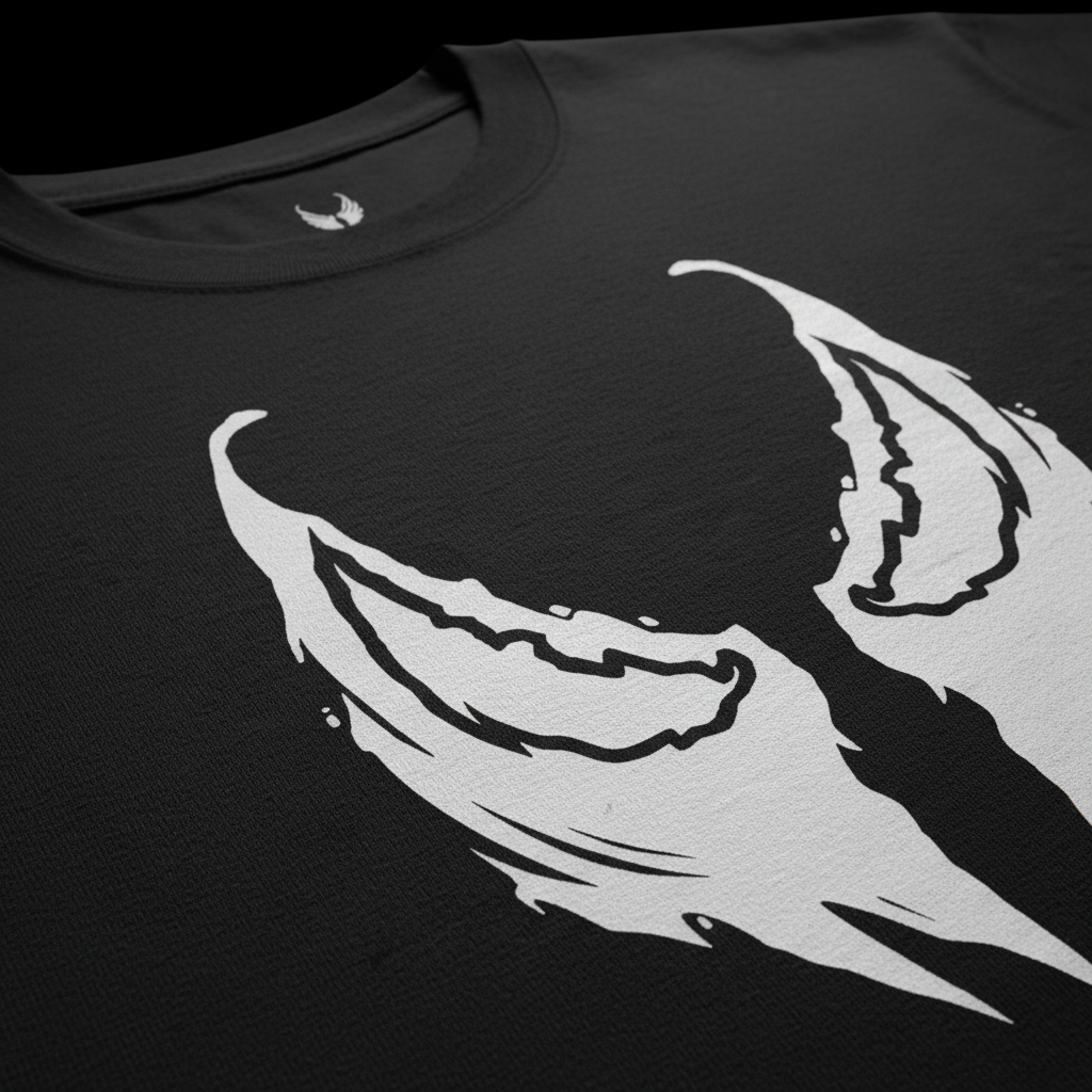 Premium kwaliteit t-shirt close-up